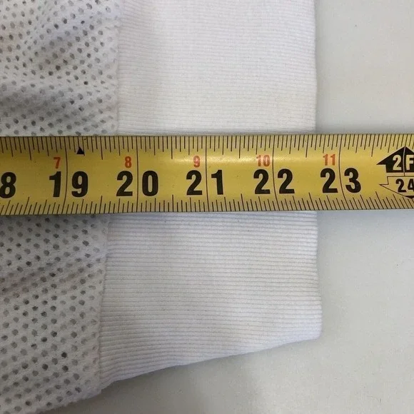 Evereve x Michael Stars Women's Mesh Dolman Sleeve Top Shirt Size S White Disco - Picture 9 of 9